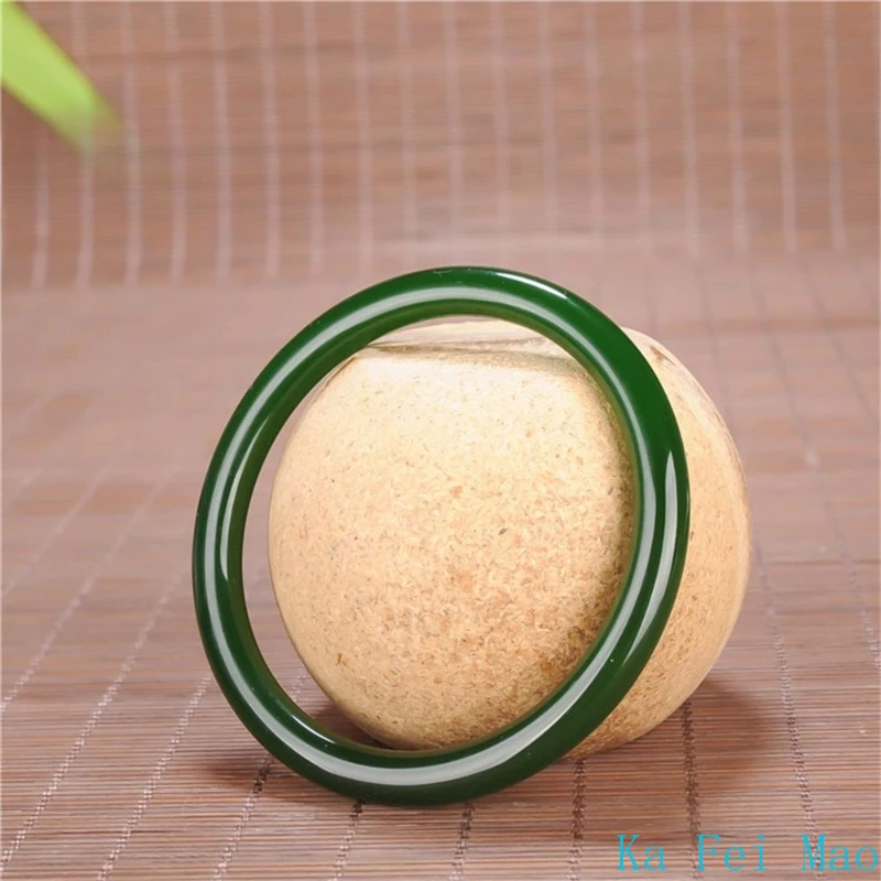Ethnic Fashion Designer - Natural Hetian Jasper White Jade Thin