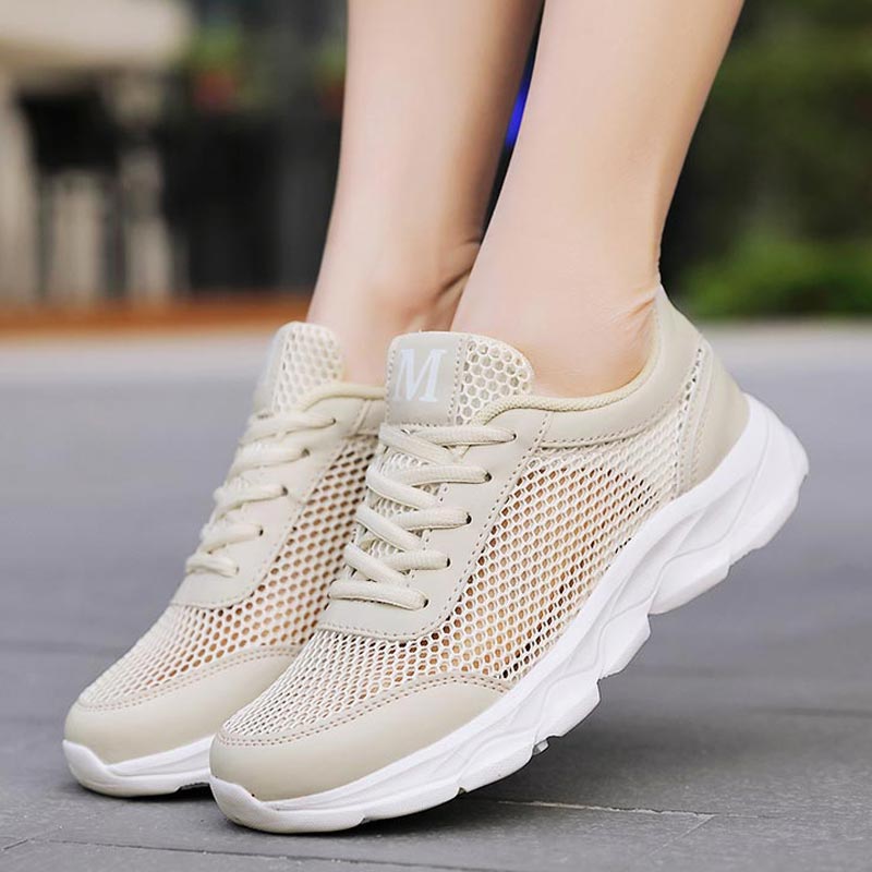 Ethnic Fashion Online - Summer Breathable Sneakers Women Mesh Women's