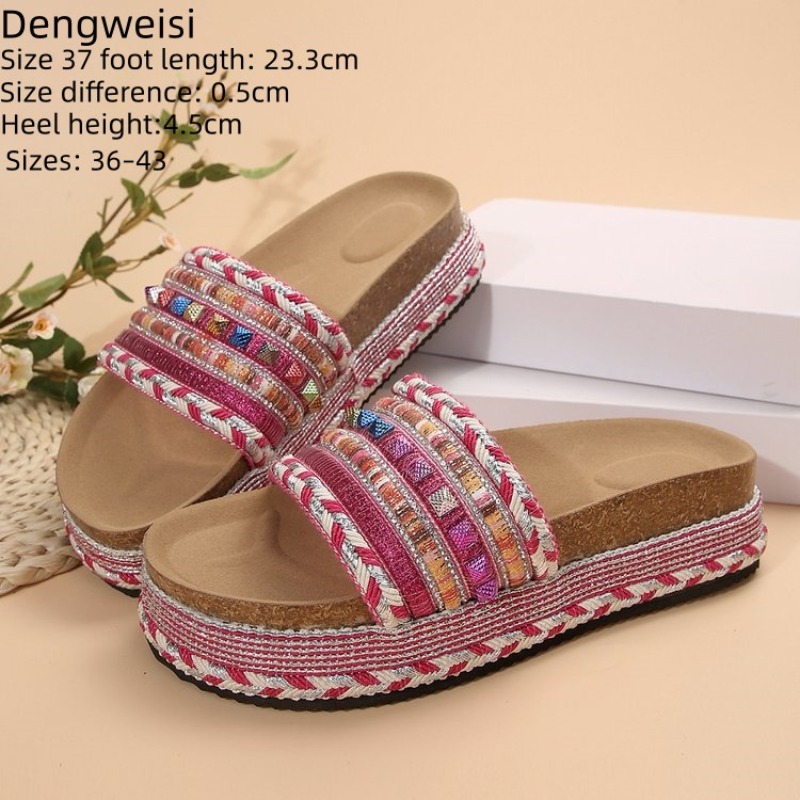 Ethnic Modern Fashion - Fashion Bohemian Women's Sandals Retro Ethnic