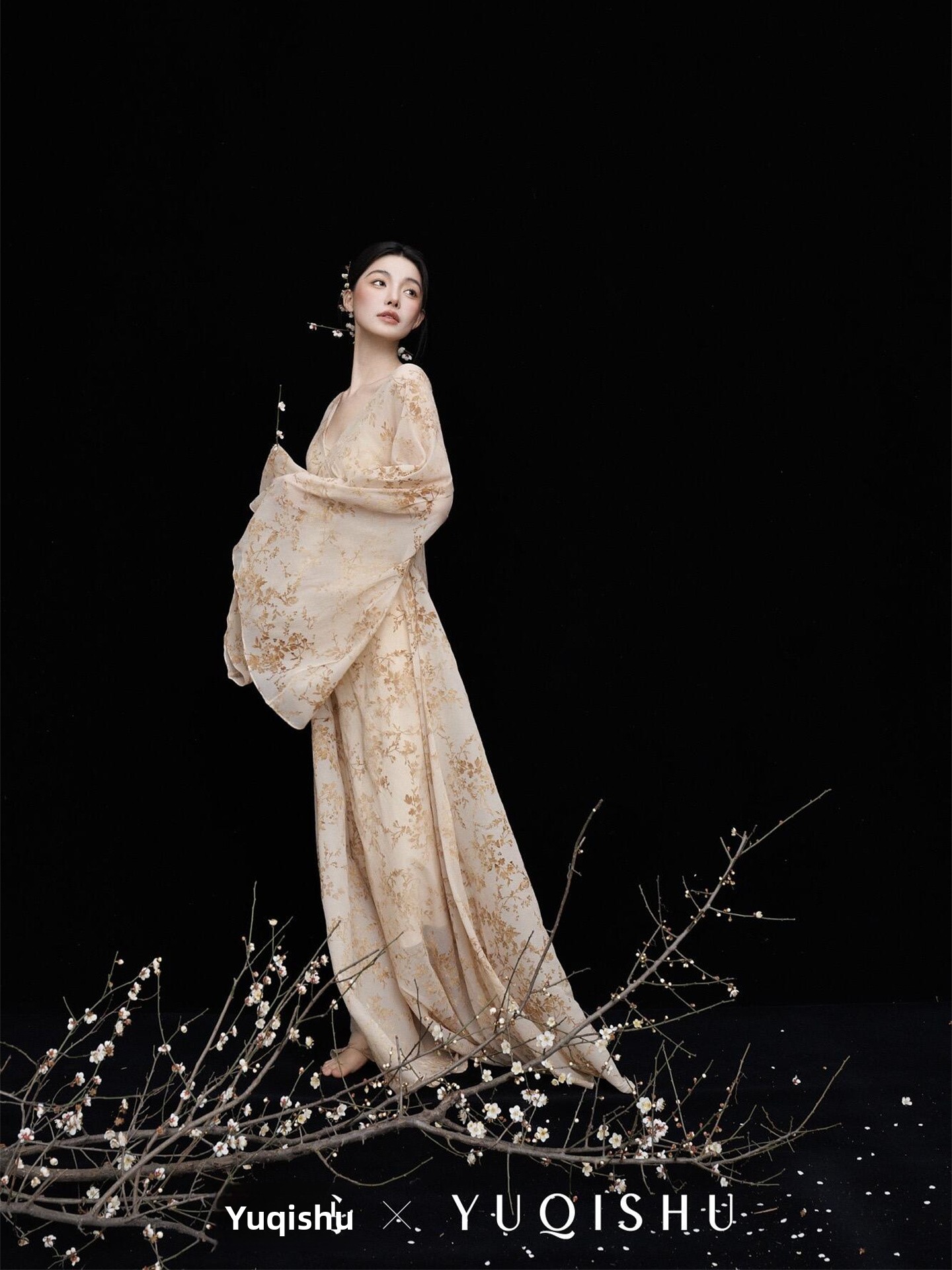 Ethnic Fashion Studio - New Artistic Photography Dress Cold Tone