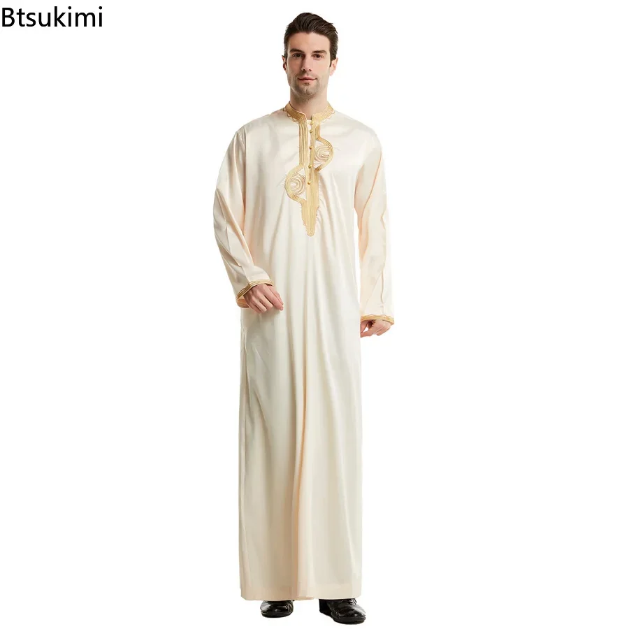 Middle East Muslim Men Clothes - Kurta Men Cotton 评论和价格
