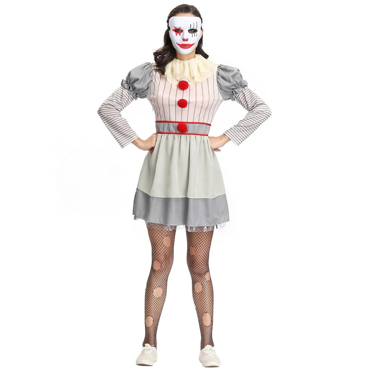 Large Halloween Trick Clown So - Ethnic Wear Fashion Designer 评论和价格