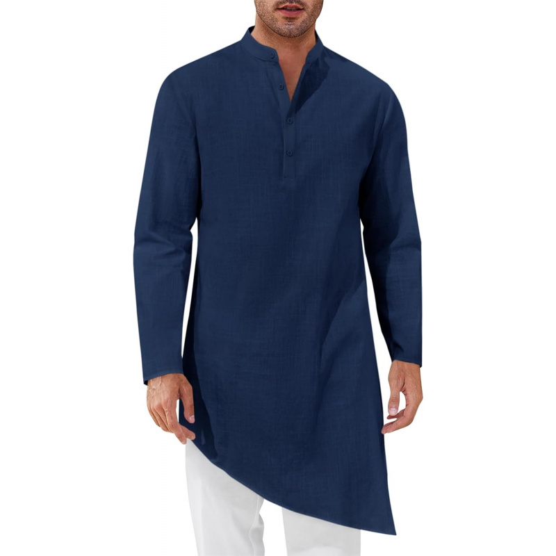 Mens Kaftan Robe Thobe Cotton  - Kurta Men Cotton 评论和价格