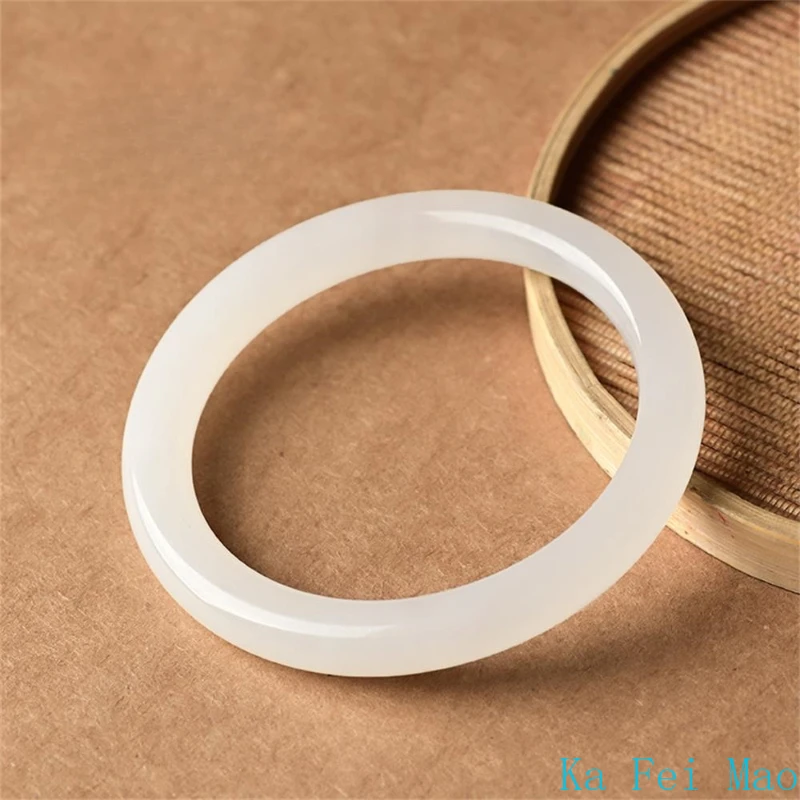 Natural Hetian Jasper White Ja - Ethnic Fashion Designer 评论和价格