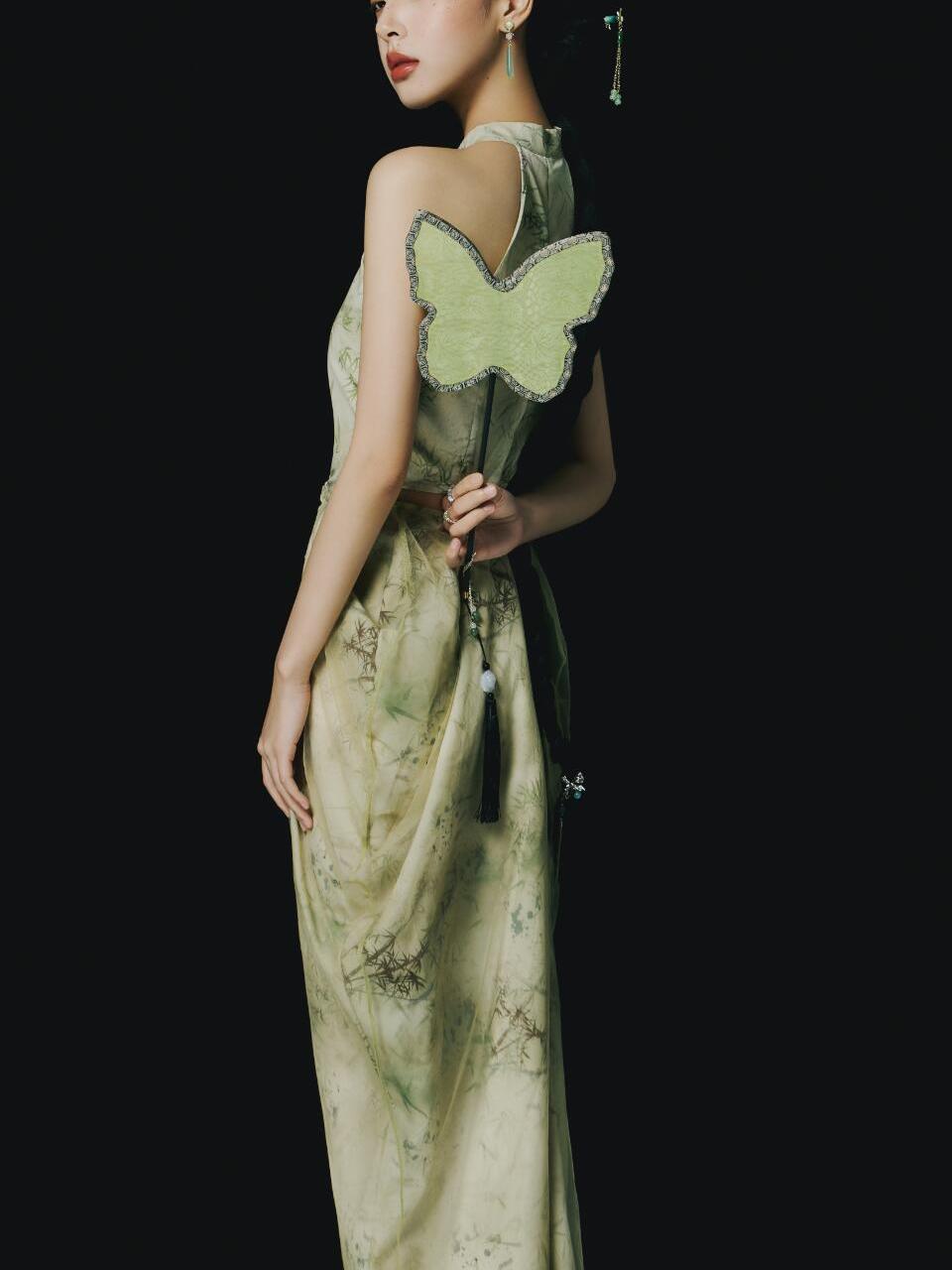 New Green Chinese Style Backle - Ethnic Fashion Studio 评论和价格