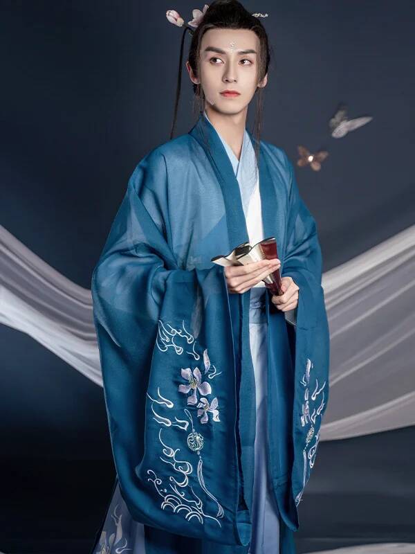 Chinese New Modern Hanfu Man T - Hanbok Modern Set 评论和价格