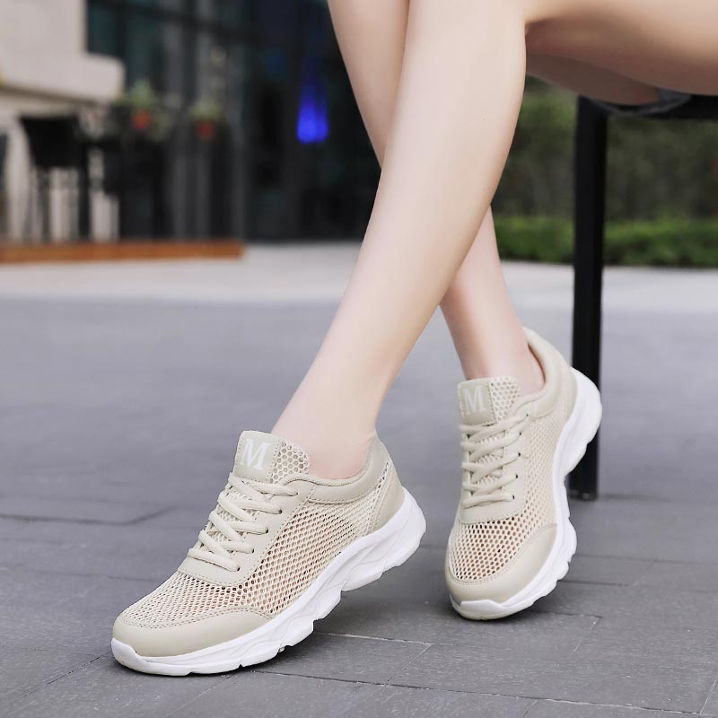 Summer Breathable Sneakers Wom - Ethnic Fashion Online 评论和价格