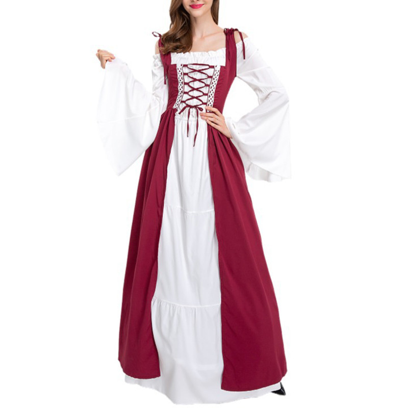 Halloween Court Medieval Retro - Ethnic Dress Fashion Show 评论和价格