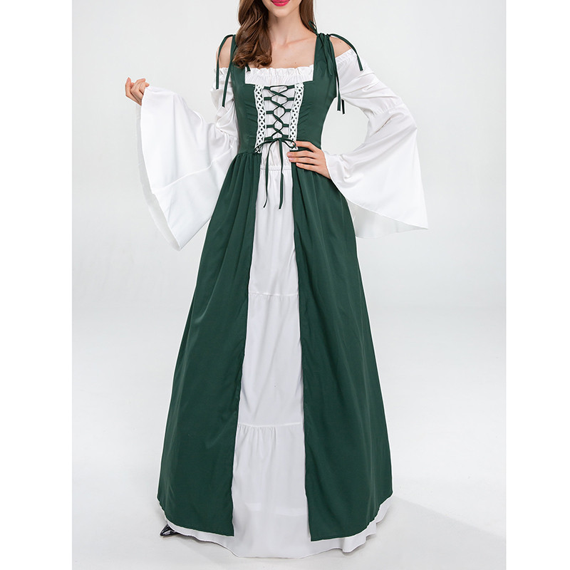 Halloween Court Medieval Retro - Ethnic Dress Fashion Show 评论和价格