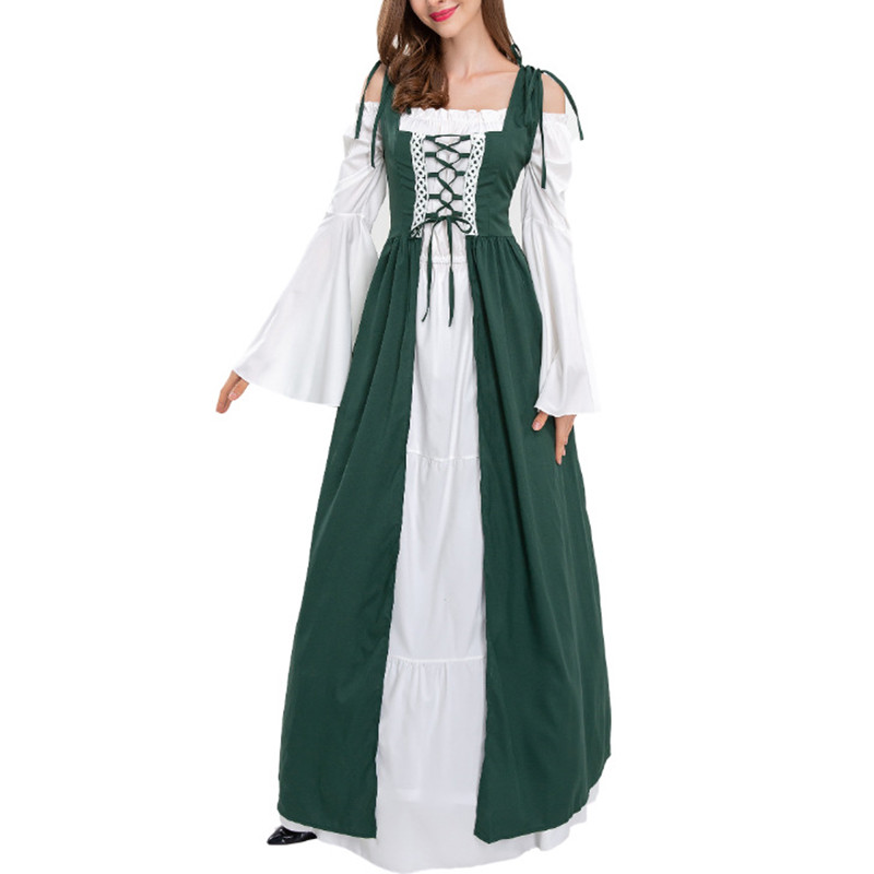 Halloween Court Medieval Retro - Ethnic Dress Fashion Show 评论和价格