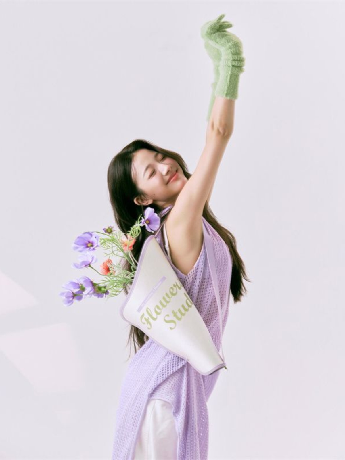 Romantic Spring  Flower Print  - Ethnic Fashion Studio 评论和价格