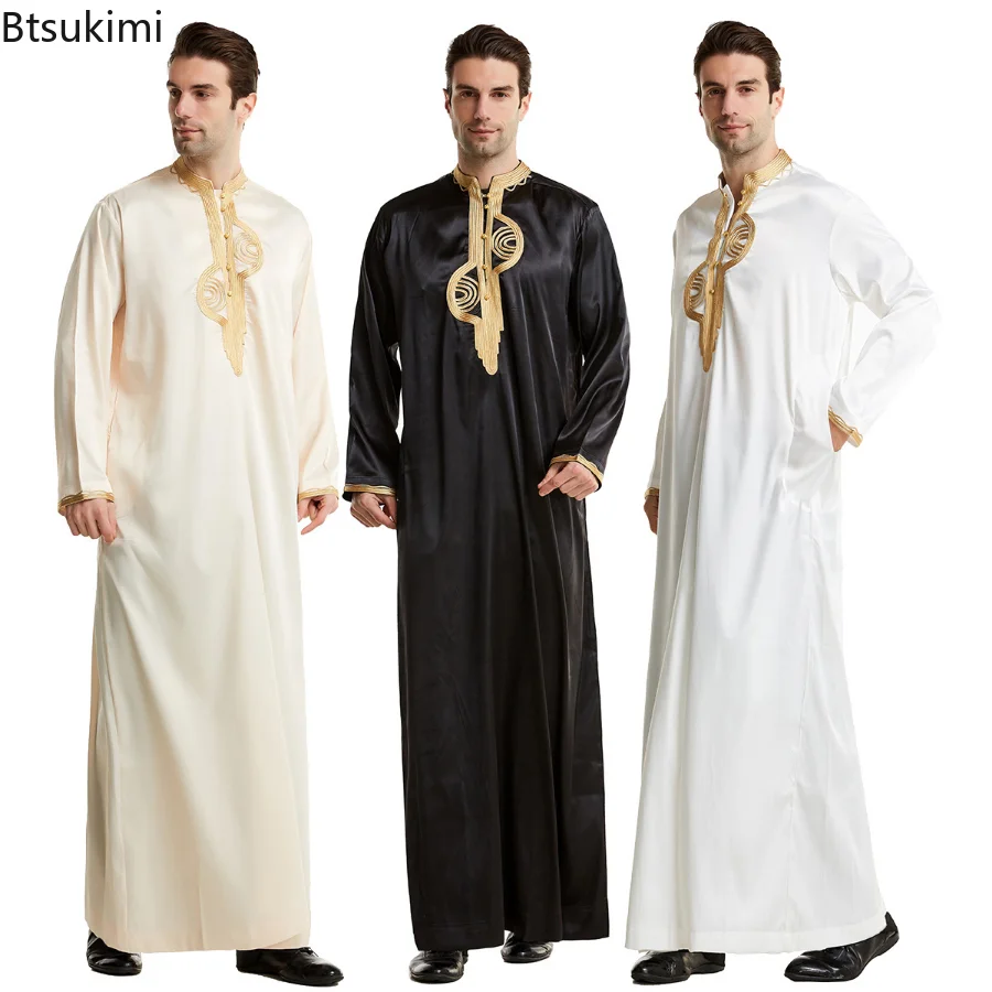 Muslim Men Clothing Kaftan Rob - Kurta Men Cotton 评论和价格
