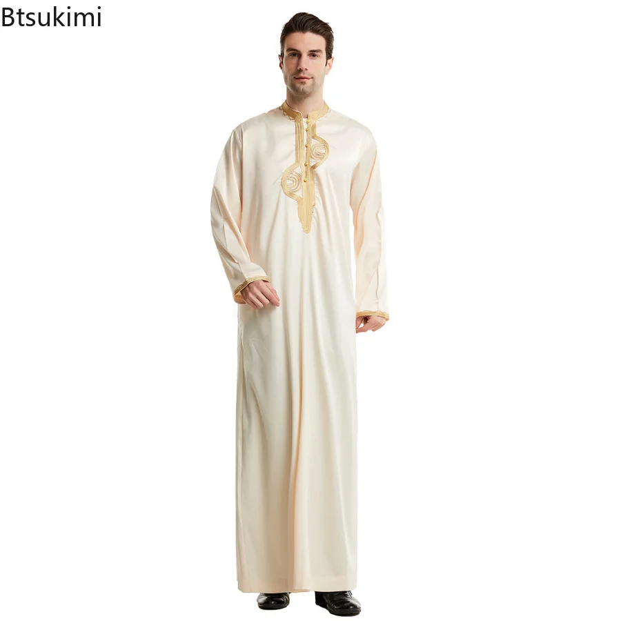 Muslim Men Clothing Kaftan Rob - Kurta Men Cotton 评论和价格