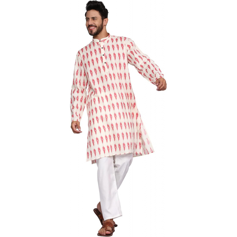 Mens Pure Cotton Kurta Pajama  - Kurta Men Cotton 评论和价格