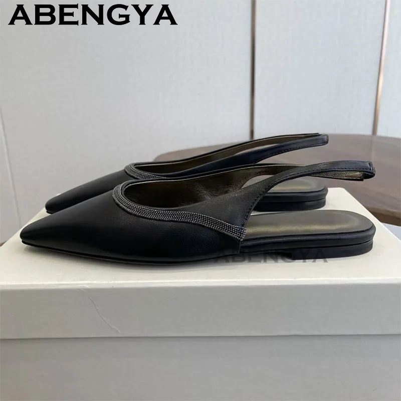 Pointy Toe Flat Heel Sandals f - Ethnic Fashion Walk 评论和价格