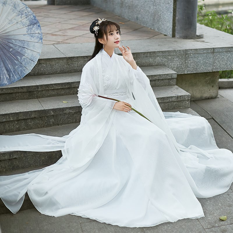 Modern Hanfu Woman Chinese Tra - Hanbok Modern Set 评论和价格