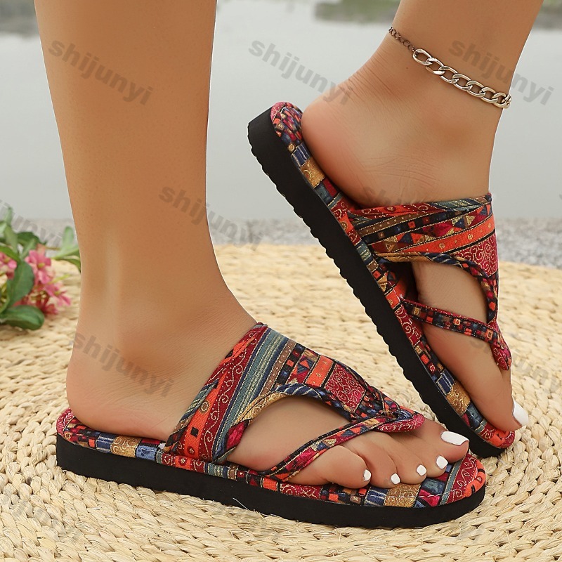 Large Size Women's Sandales 20 - Ethnic Modern Fashion 评论和价格