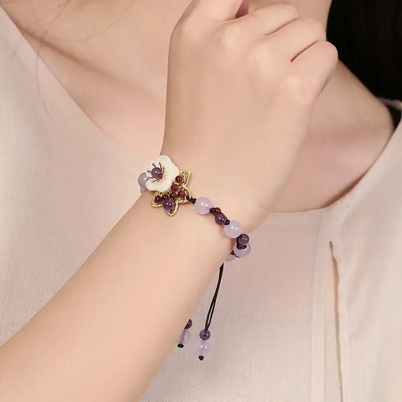 Chinese Crystal Mori Bracelet  - Ethnic Fashion Style 评论和价格