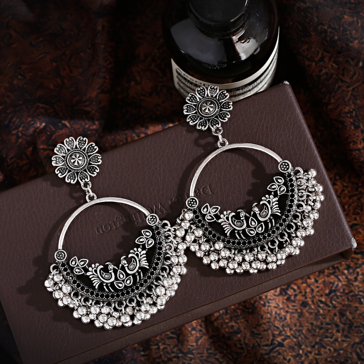 Retro Ethnic Silver Color Turk - Ethnic Indian Fashion 评论和价格