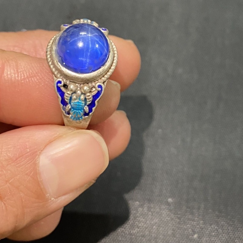 Ethnic Cloisonne Open Ring, Ex - Ethnic Wear Fashion Designer 评论和价格