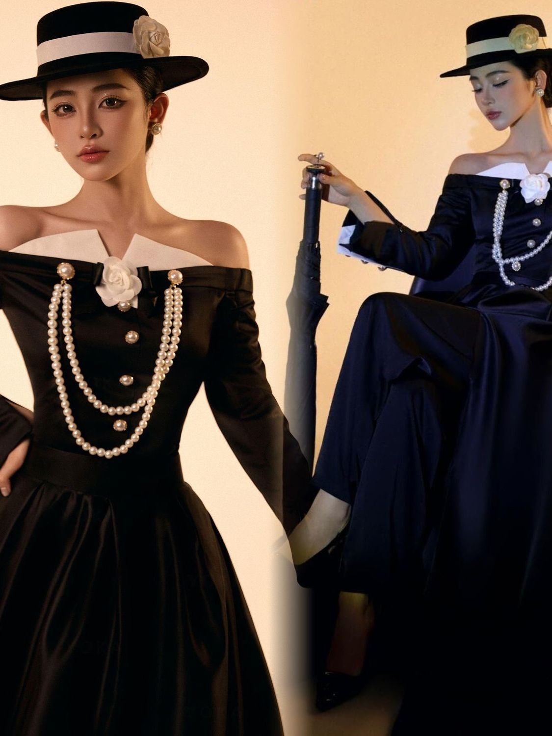 Black Hepburn Vintage Wedding  - Ethnic Fashion Studio 评论和价格
