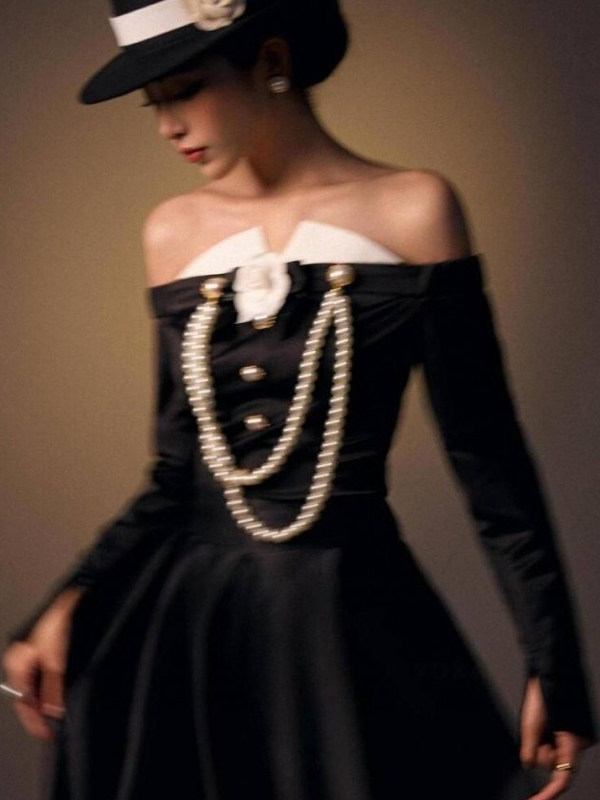 Black Hepburn Vintage Wedding  - Ethnic Fashion Studio 评论和价格