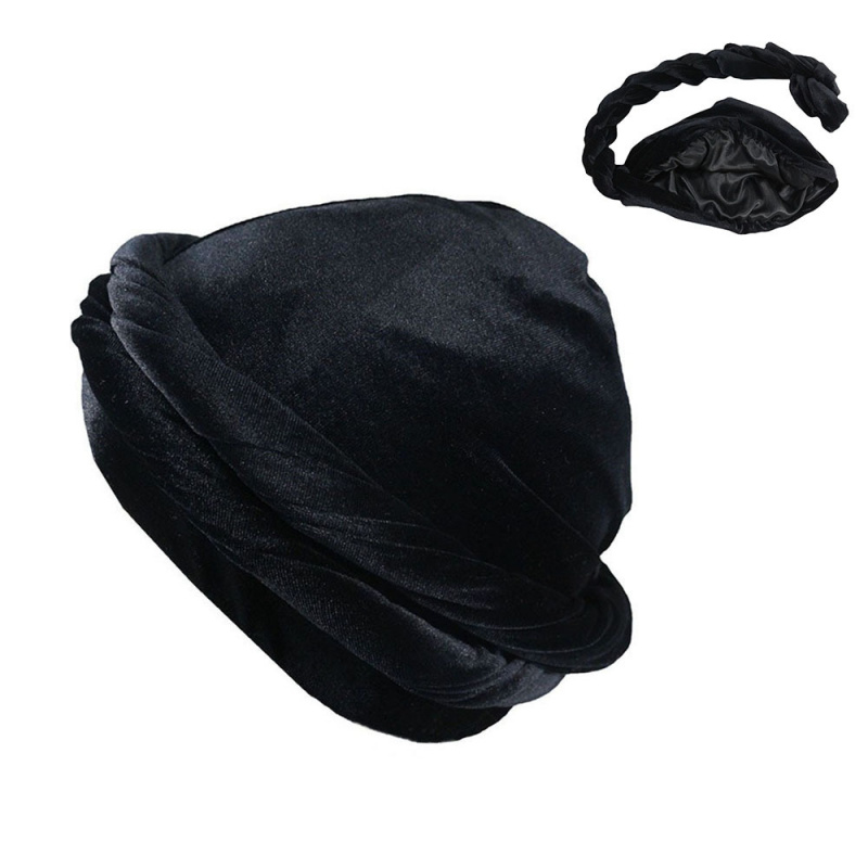 Solid Color Men's Velvet Head  - Ethnic Fashion Designer 评论和价格
