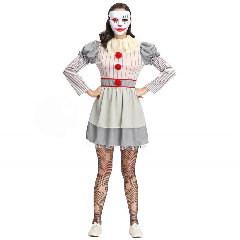 Large Halloween Trick Clown So - Ethnic Wear Fashion Designer 评论和价格