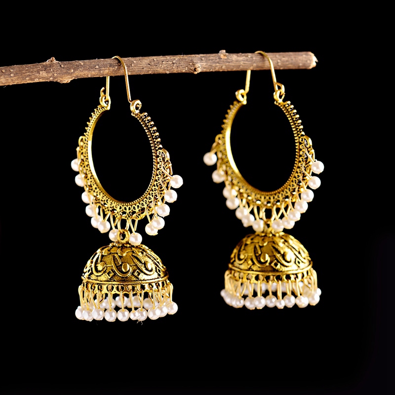 New Indian Jhumka Jewelry for  - Ethnic Fashion India 评论和价格