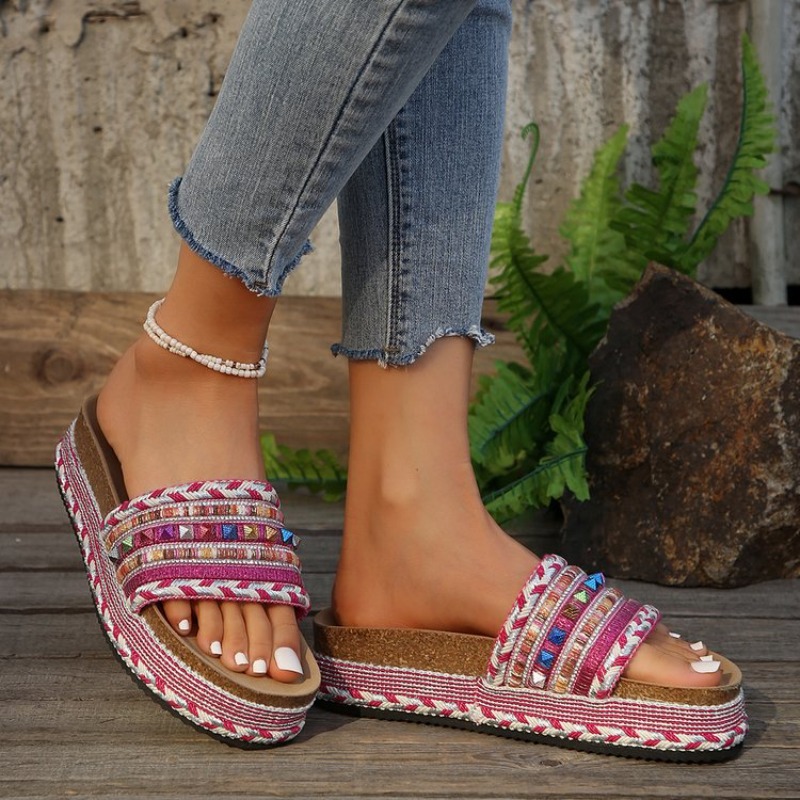 Fashion Bohemian Women's Sanda - Ethnic Modern Fashion 评论和价格
