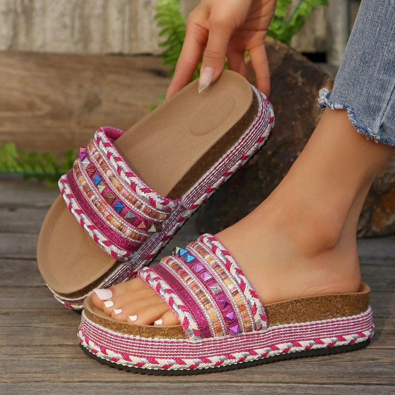 Fashion Bohemian Women's Sanda - Ethnic Modern Fashion 评论和价格