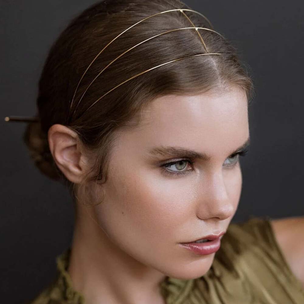 Stonefans Metal Headband Weddi - Ethnic Fashion India 评论和价格