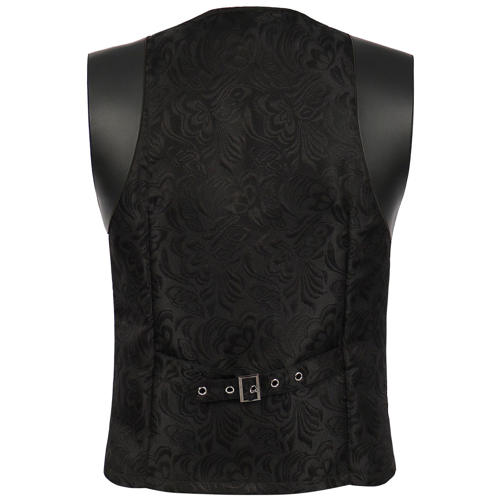 Medieval Gothic Steam Punk Ves - Ethnic Fashion Online 评论和价格