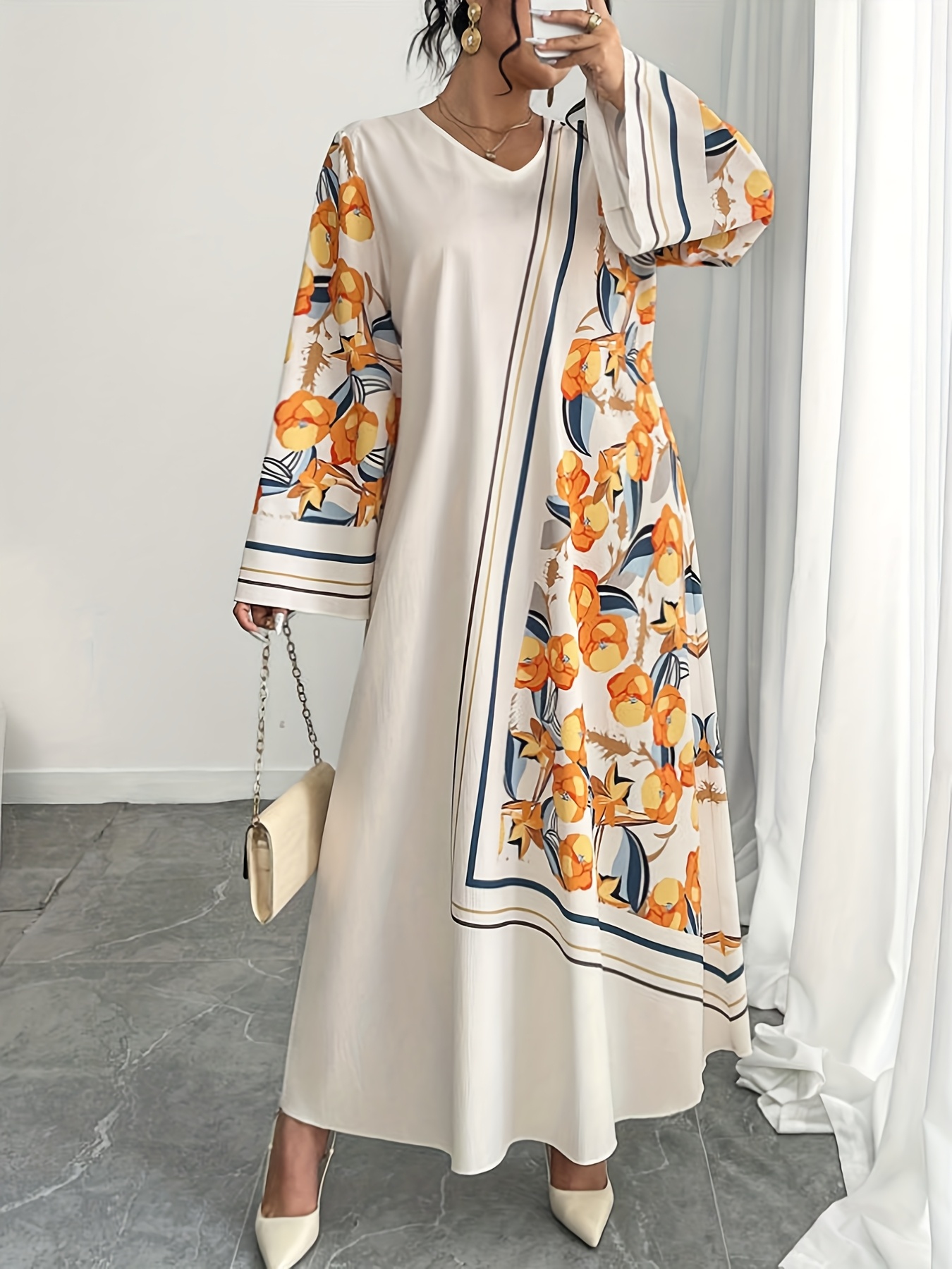 Plus Size Fashionable Women's  - Ethnic Fashion Dress 评论和价格
