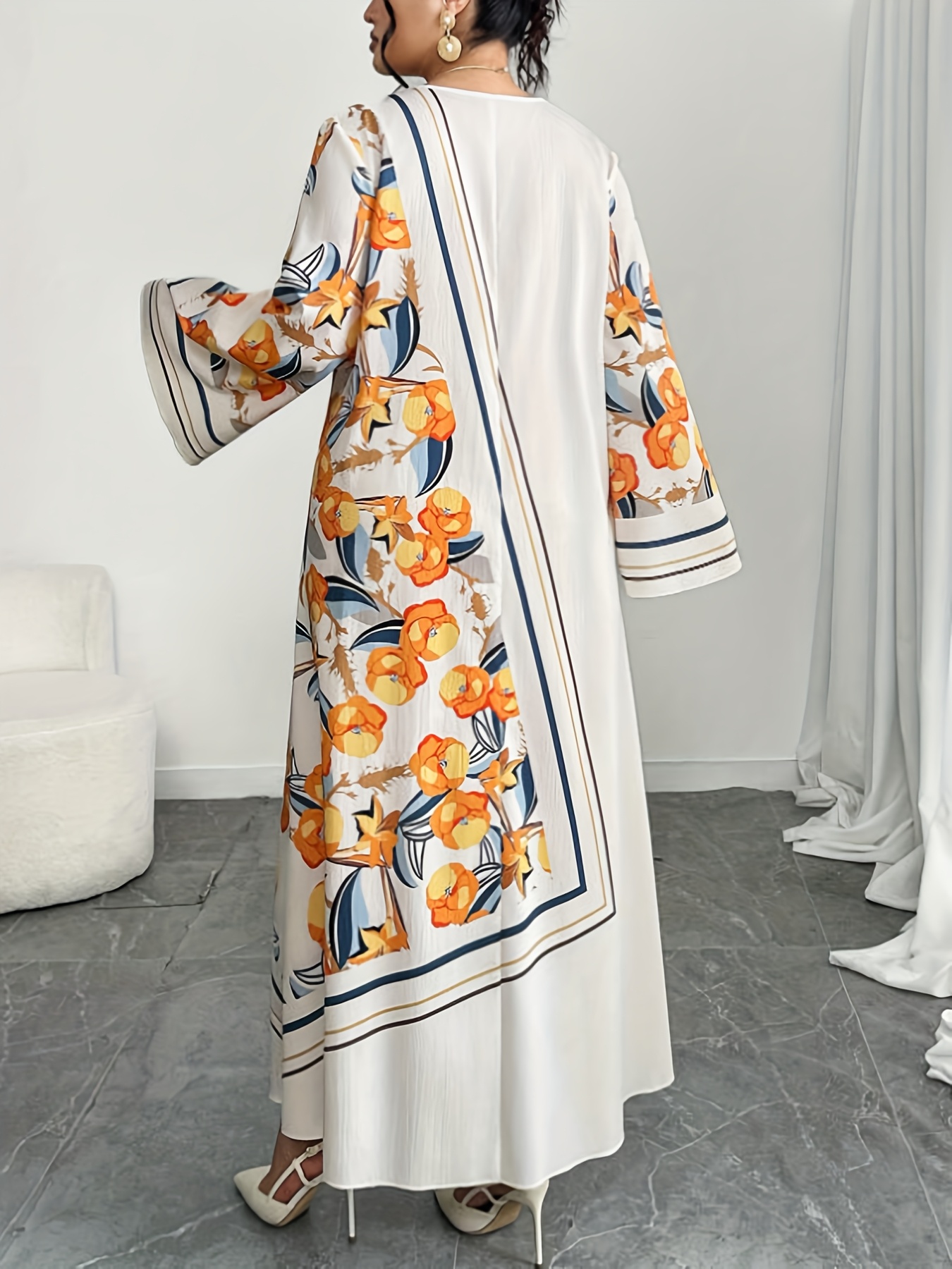 Plus Size Fashionable Women's  - Ethnic Fashion Dress 评论和价格