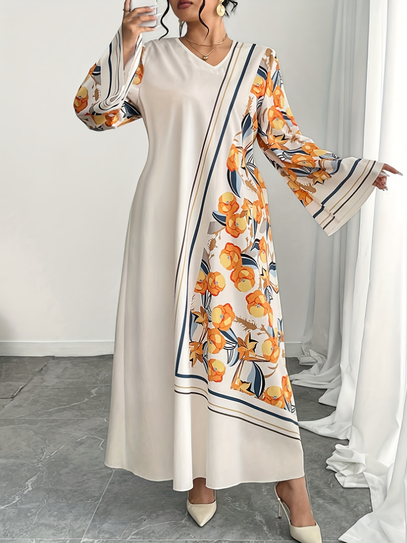 Plus Size Fashionable Women's  - Ethnic Fashion Dress 评论和价格