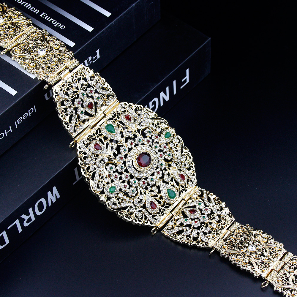 Sunspicems Wide Morocco Belt F - Ethnic Fashion Dress 评论和价格