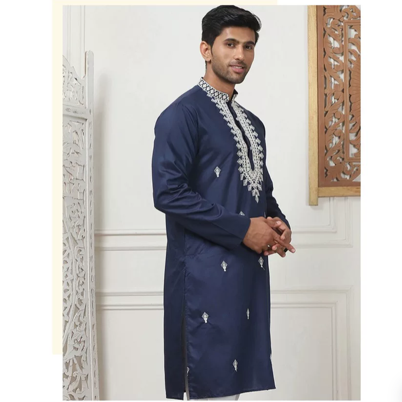 Indian ethnic style traditiona - Kurta Men Cotton 评论和价格