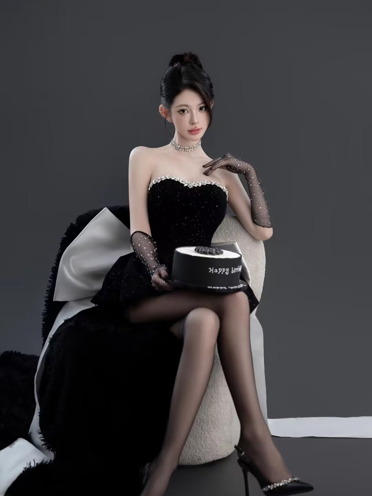 Elegant Black Photography Cost - Ethnic Fashion Studio 评论和价格
