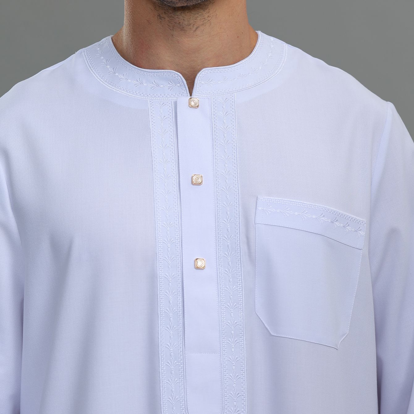 Mens Kaftan Thobe Button Down  - Kurta Men Cotton 评论和价格