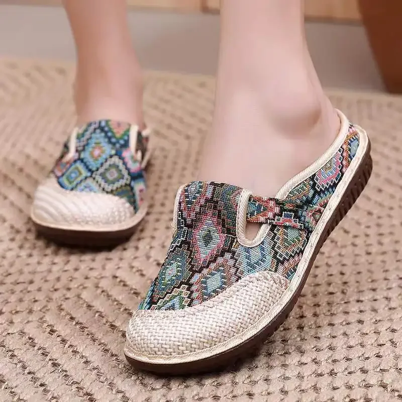 Womens Ethnic Style Slippers F - Ethnic Fashion Walk 评论和价格