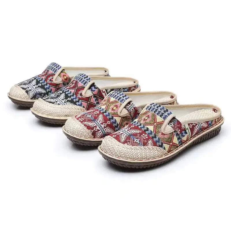 Womens Ethnic Style Slippers F - Ethnic Fashion Walk 评论和价格