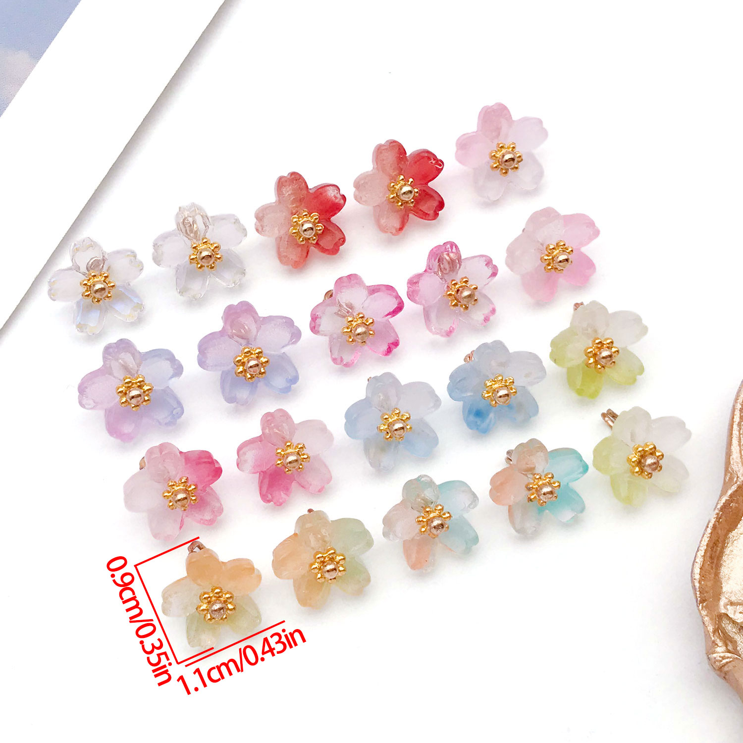 10/20pcs Vibrant Glass Cherry  - Ethnic Modern Fashion 评论和价格